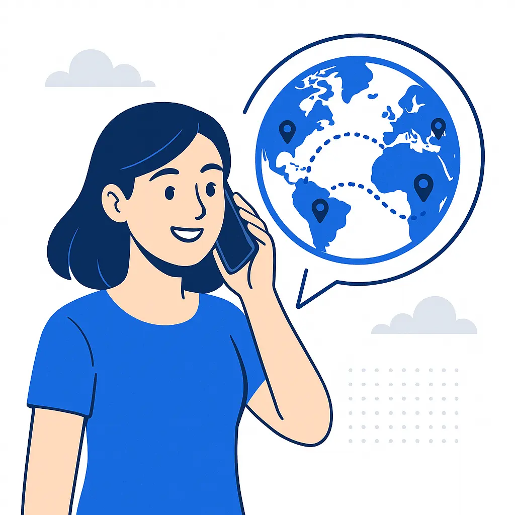 International calling illustration